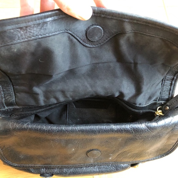 Tahari leather decorative strap shoulder bag - Picture 7 of 8